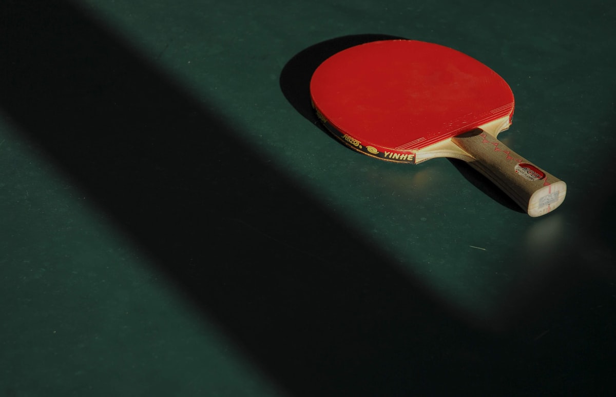 Player preparing to serve